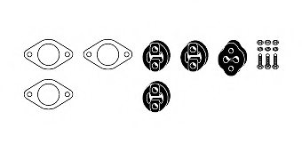 HJS 82 44 7562 Mounting Kit, exhaust system